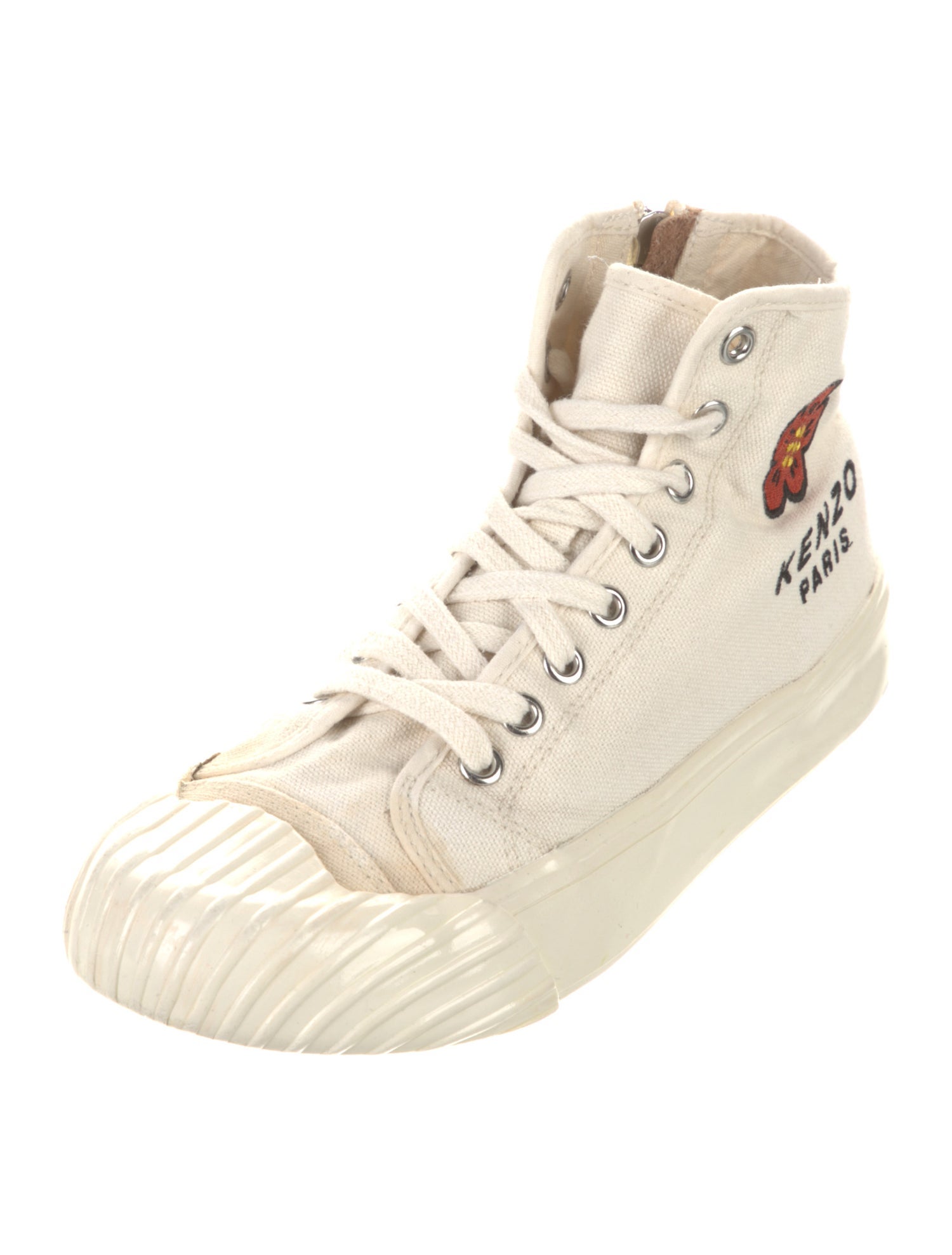 Kenzo Canvas Printed Sneakers